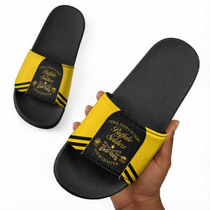 Personalized Buffalo Soldiers Slide Sandals 9th & 10th Cavalry Regiment