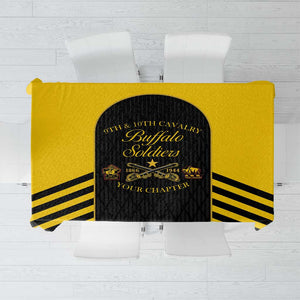 Personalized Buffalo Soldiers Tablecloth 9th & 10th Cavalry Regiment