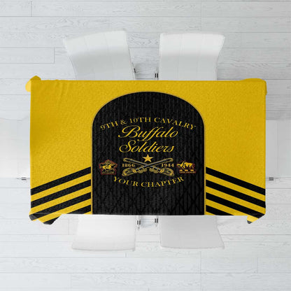 Personalized Buffalo Soldiers Tablecloth 9th & 10th Cavalry Regiment