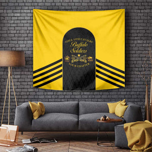 Personalized Buffalo Soldiers Tapestry 9th & 10th Cavalry Regiment