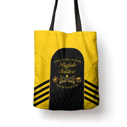 Personalized Buffalo Soldiers Tote Bag 9th & 10th Cavalry Regiment