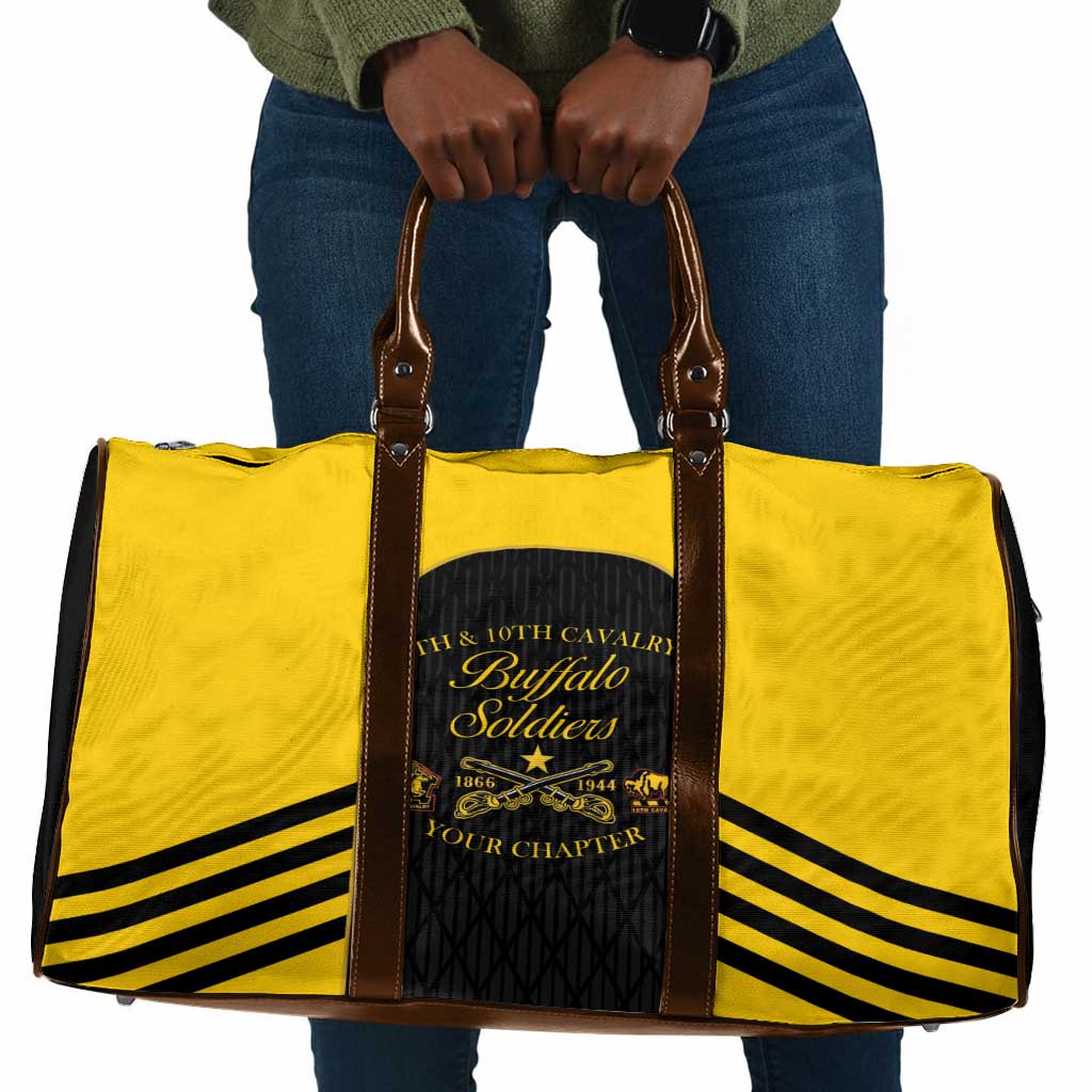 Personalized Buffalo Soldiers Travel Bag 9th & 10th Cavalry Regiment