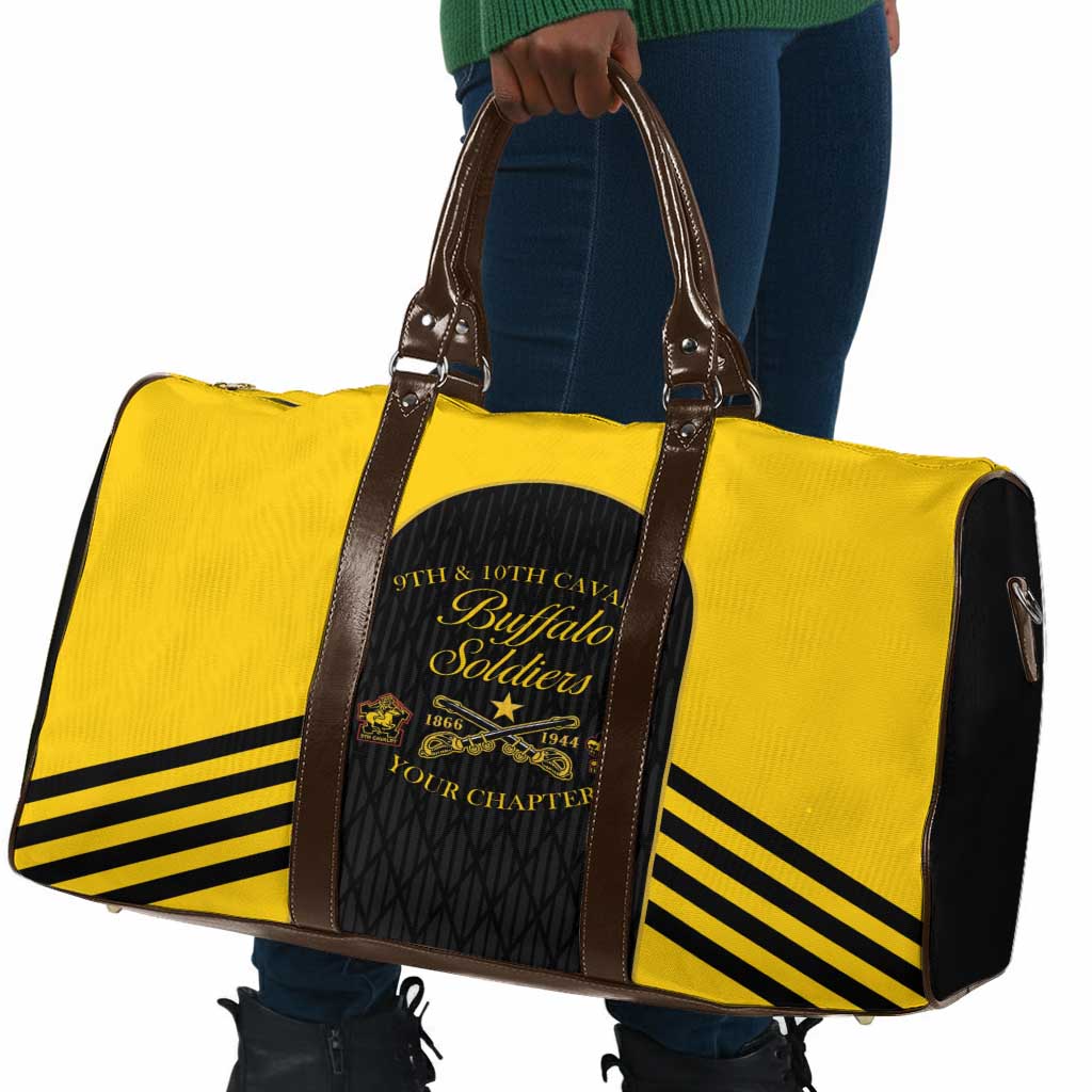 Personalized Buffalo Soldiers Travel Bag 9th & 10th Cavalry Regiment
