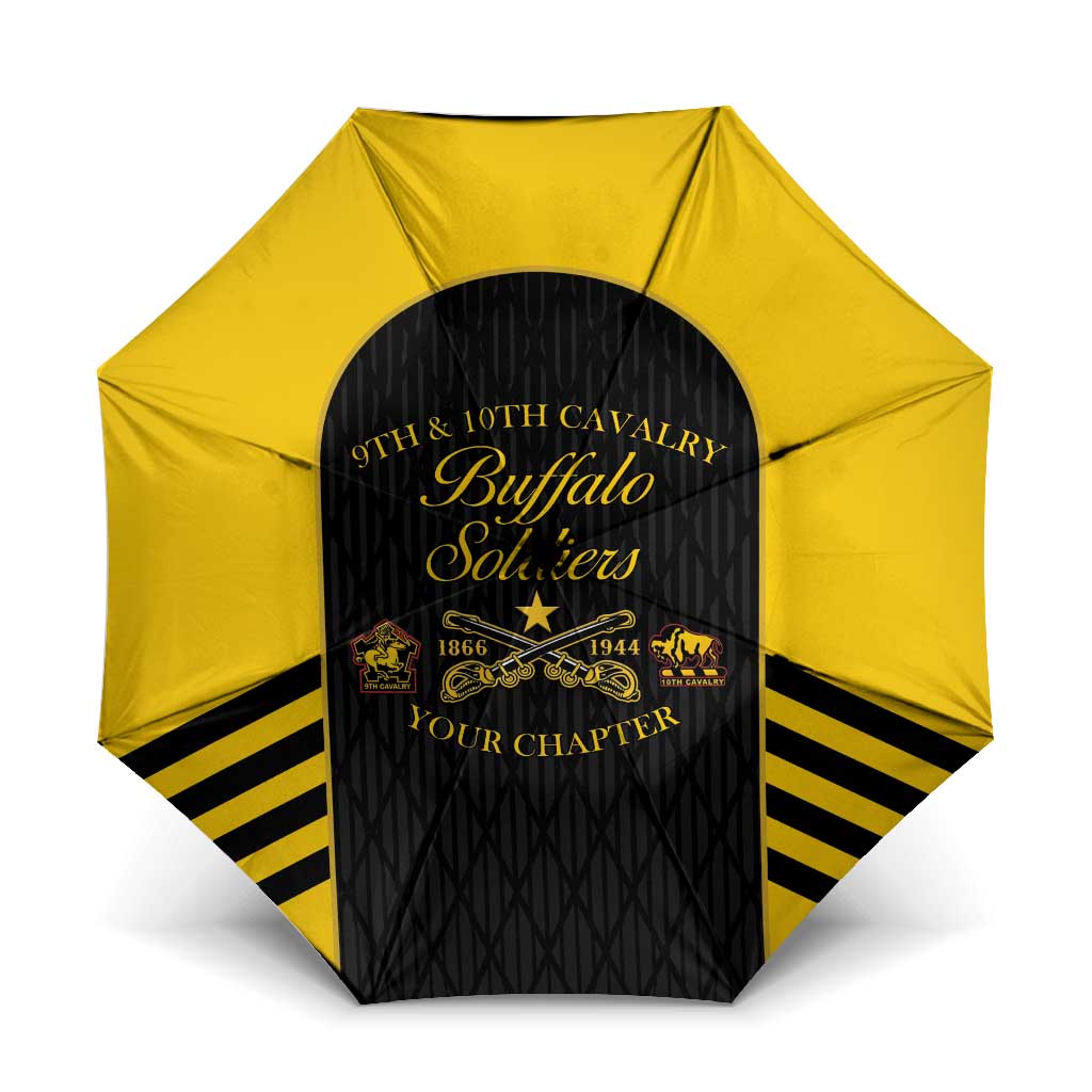 Personalized Buffalo Soldiers Umbrella 9th & 10th Cavalry Regiment
