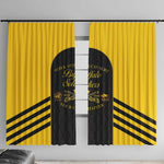 Personalized Buffalo Soldiers Window Curtain 9th & 10th Cavalry Regiment