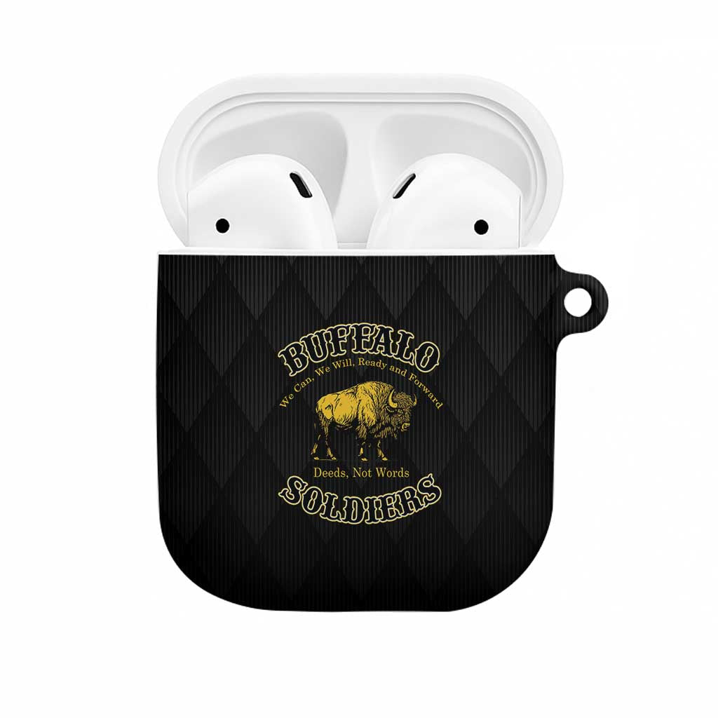 Buffalo Soldiers AirPods Case We Can We Will Ready and Forward