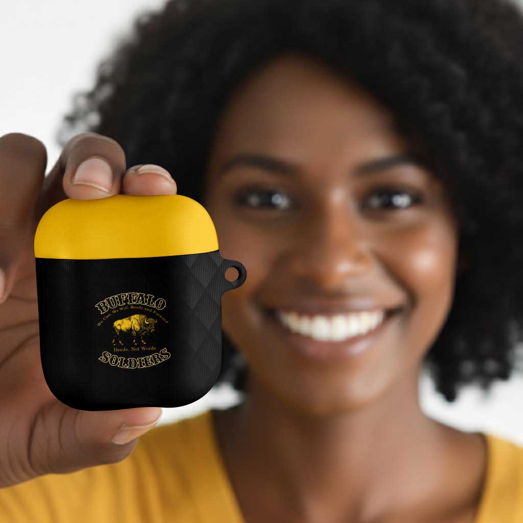 Buffalo Soldiers AirPods Case We Can We Will Ready and Forward