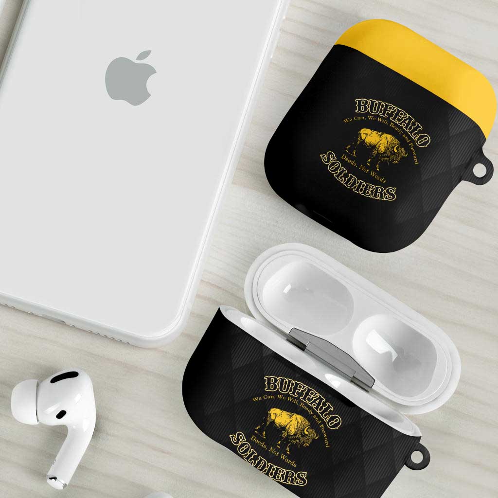 Buffalo Soldiers AirPods Case We Can We Will Ready and Forward