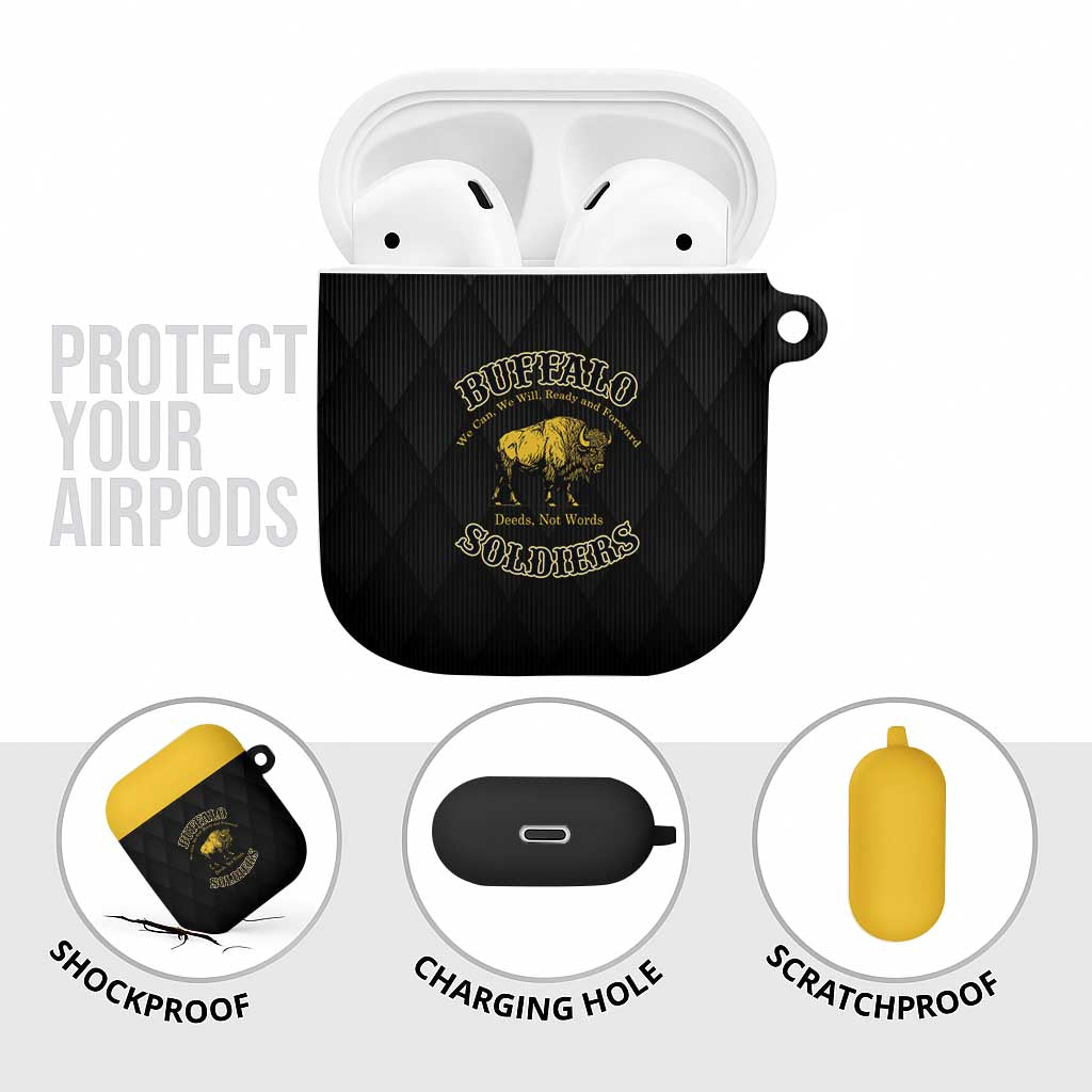 Buffalo Soldiers AirPods Case We Can We Will Ready and Forward
