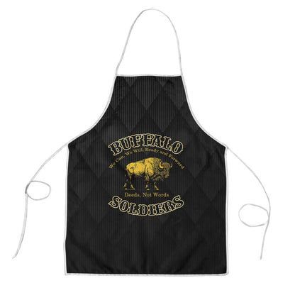 Buffalo Soldiers Apron We Can We Will Ready and Forward