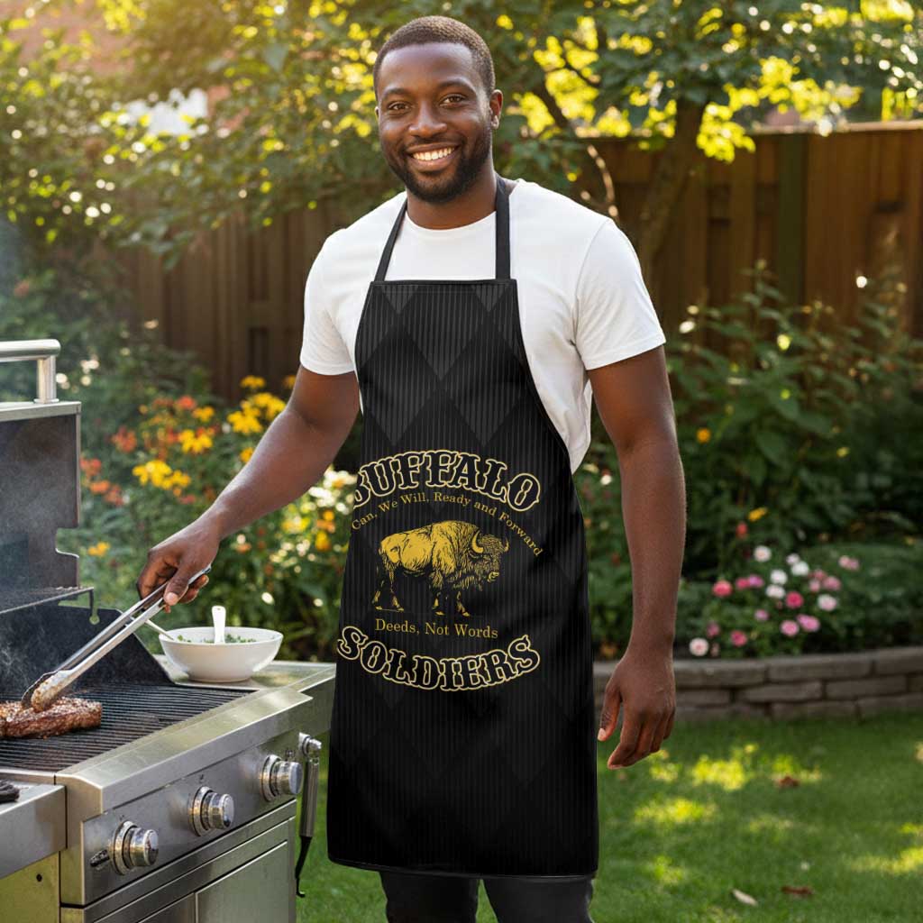 Buffalo Soldiers Apron We Can We Will Ready and Forward