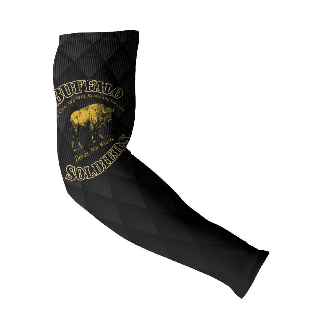 Personalized Buffalo Soldiers Arm Sleeves We Can We Will Ready and Forward