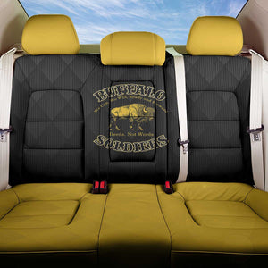 Buffalo Soldiers Back Car Seat Cover We Can We Will Ready and Forward