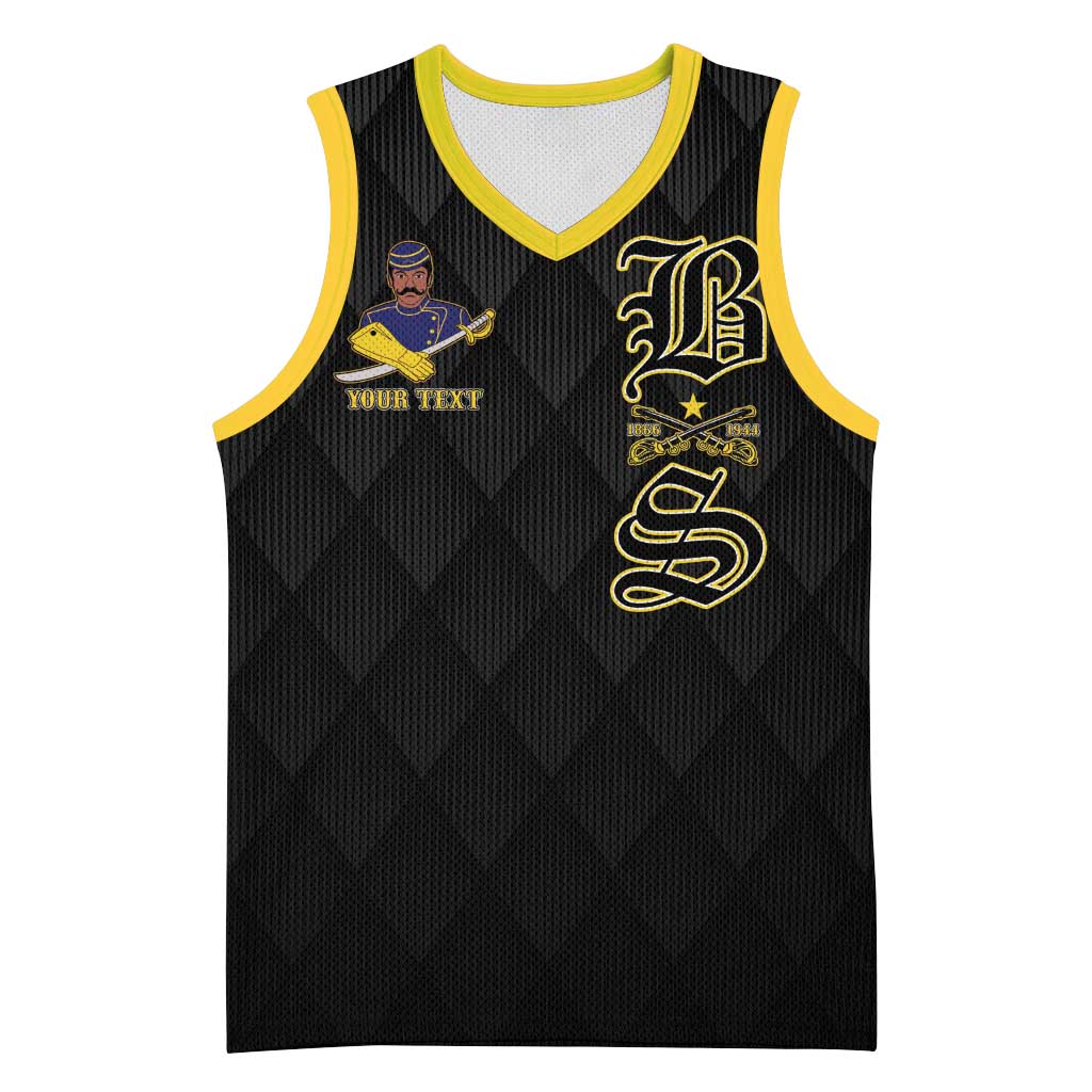 Personalized Buffalo Soldiers Basketball Jersey We Can We Will Ready and Forward