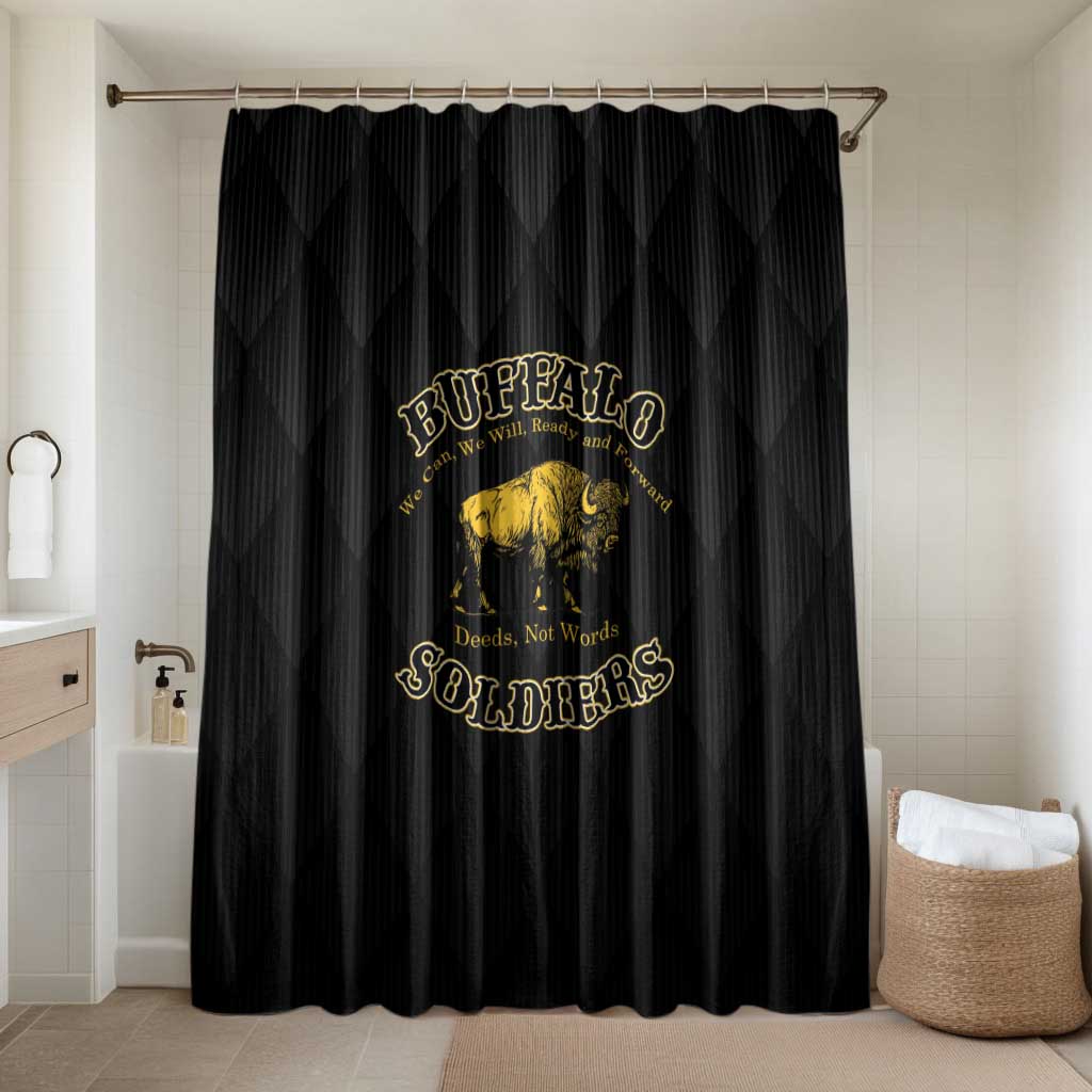 Buffalo Soldiers Bathroom Set We Can We Will Ready and Forward
