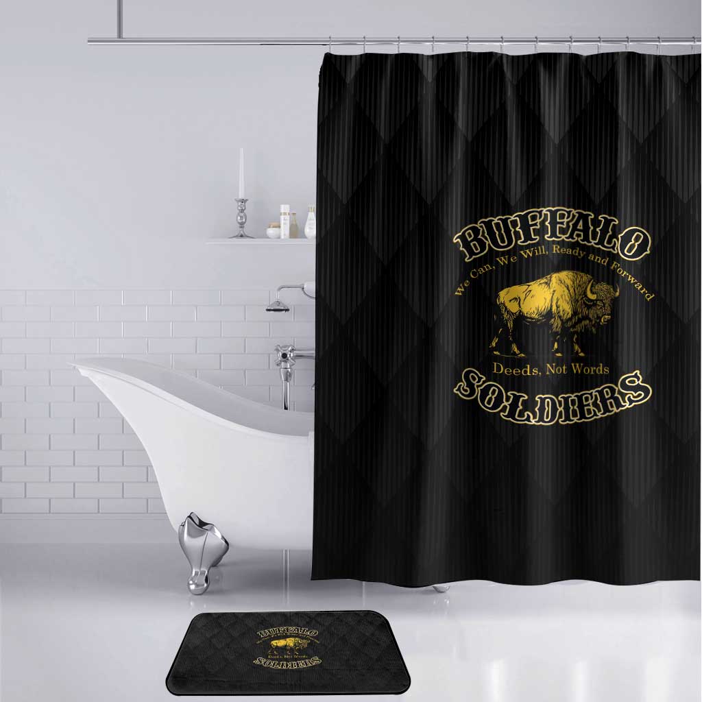 Buffalo Soldiers Bathroom Set We Can We Will Ready and Forward