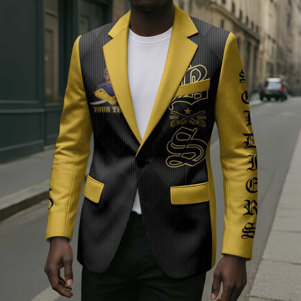 Personalized Buffalo Soldiers Blazer We Can We Will Ready and Forward