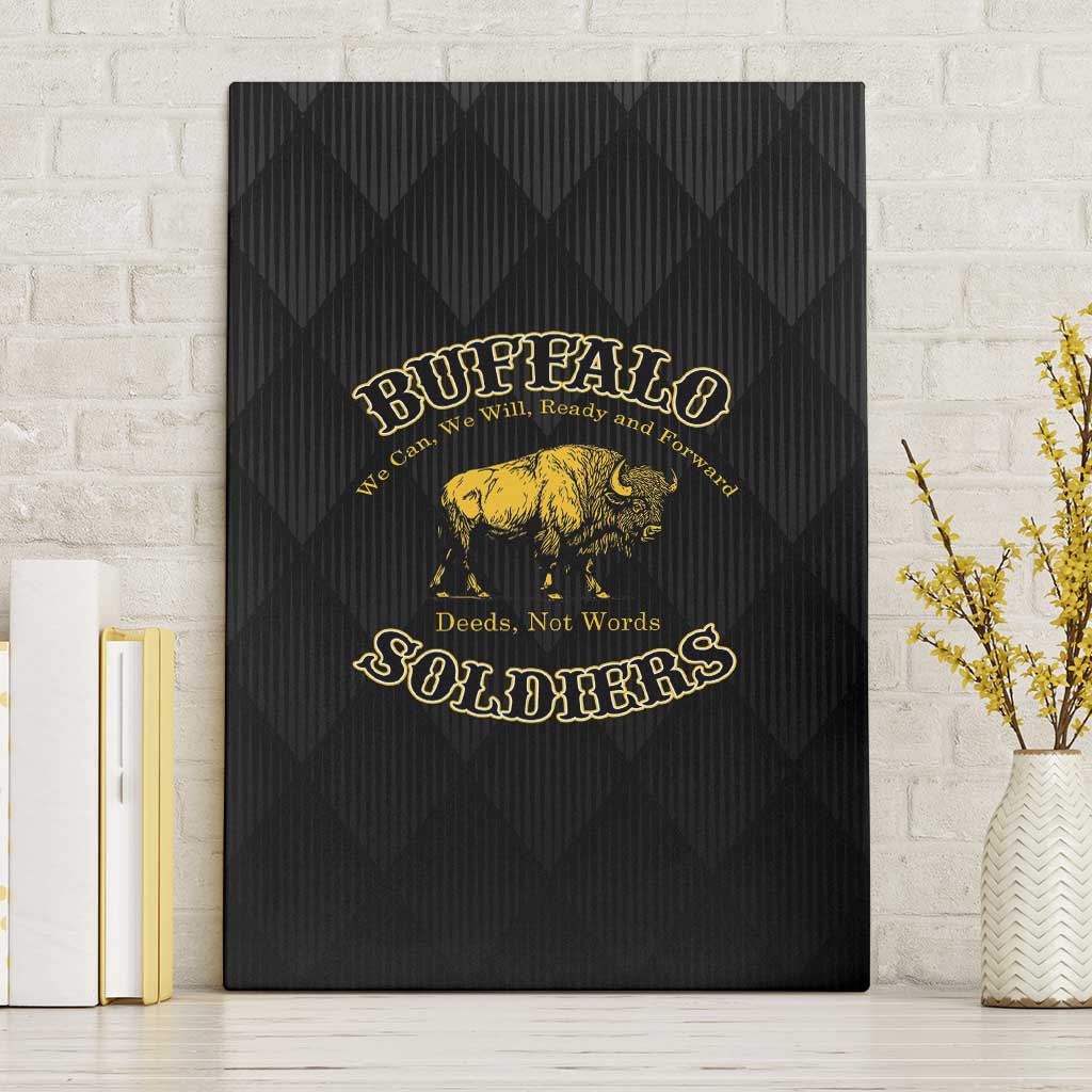 Buffalo Soldiers Canvas Wall Art We Can We Will Ready and Forward
