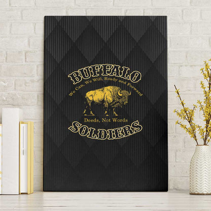 Buffalo Soldiers Canvas Wall Art We Can We Will Ready and Forward