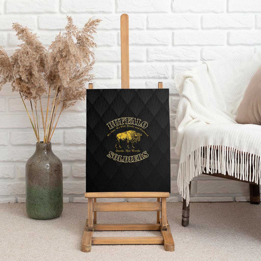 Buffalo Soldiers Canvas Wall Art We Can We Will Ready and Forward