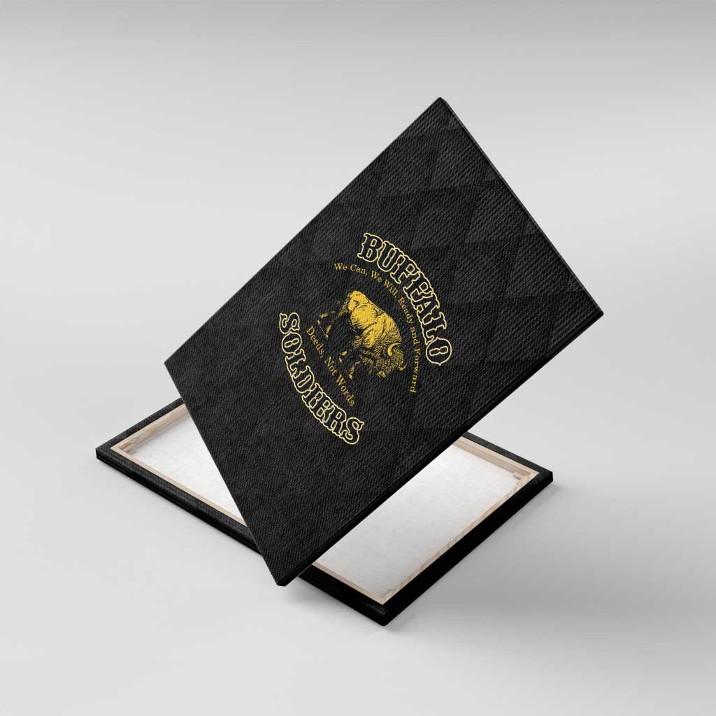 Buffalo Soldiers Canvas Wall Art We Can We Will Ready and Forward