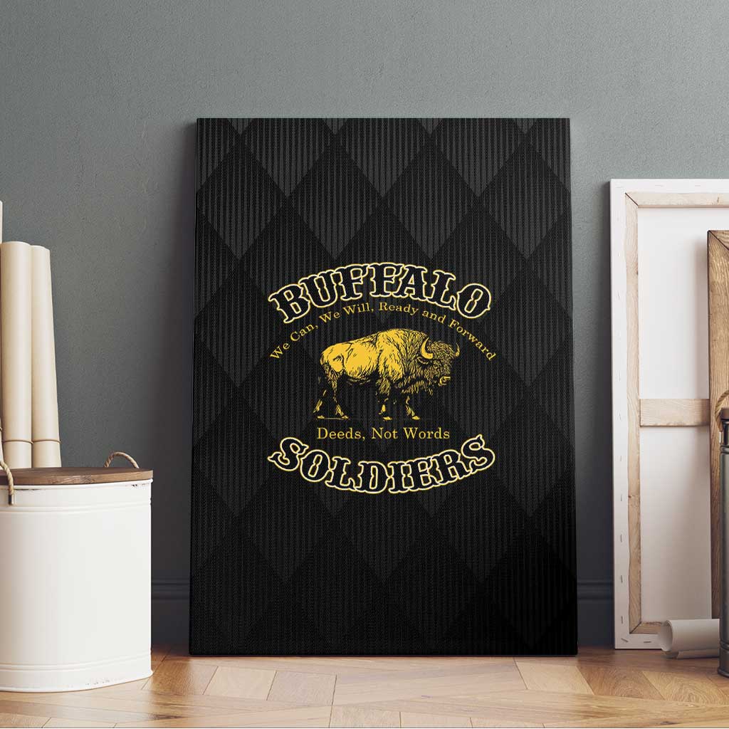 Buffalo Soldiers Canvas Wall Art We Can We Will Ready and Forward