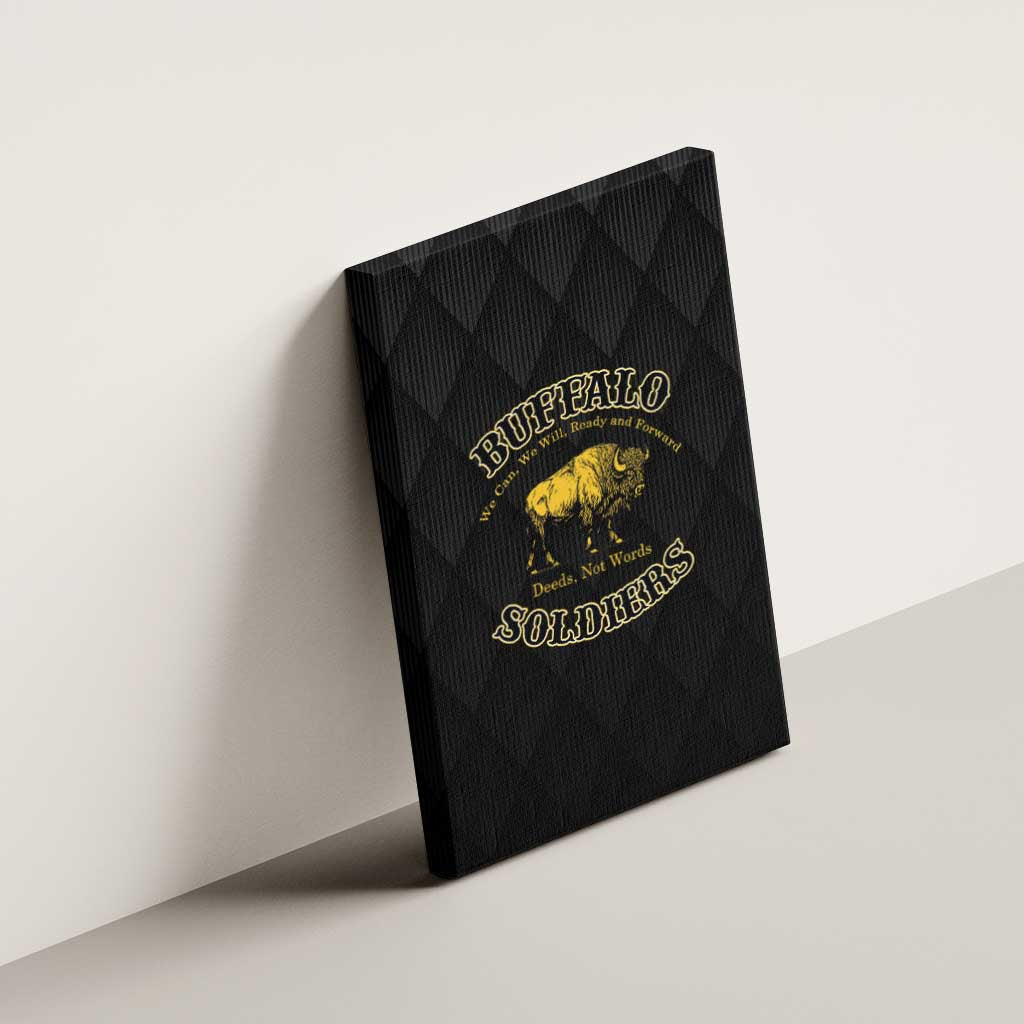 Buffalo Soldiers Canvas Wall Art We Can We Will Ready and Forward
