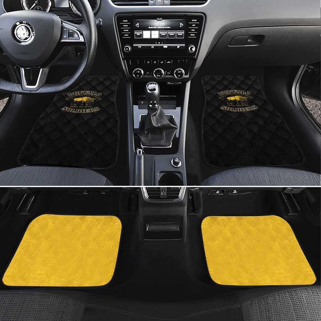 Buffalo Soldiers Car Mats We Can We Will Ready and Forward