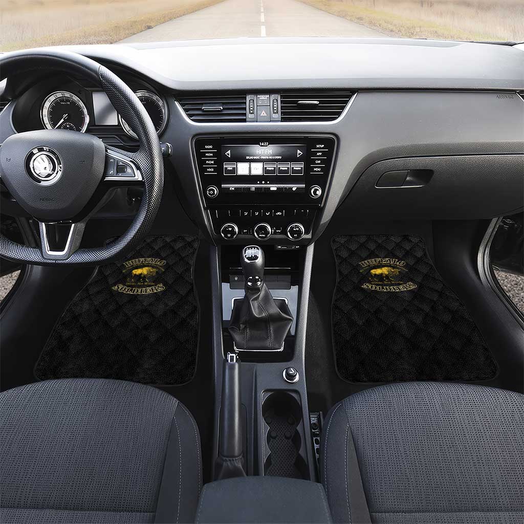 Buffalo Soldiers Car Mats We Can We Will Ready and Forward