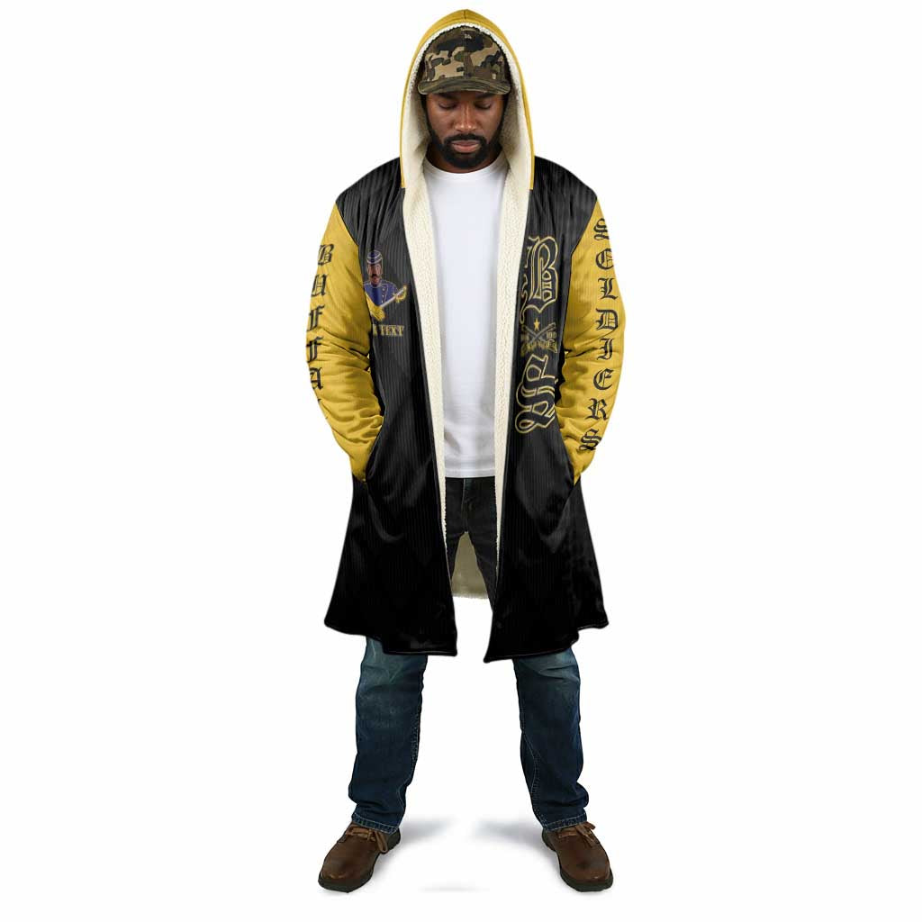 Personalized Buffalo Soldiers Cloak We Can We Will Ready and Forward