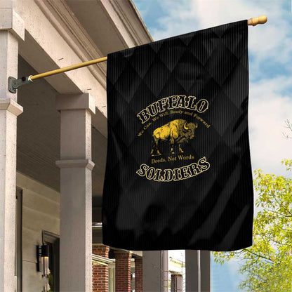 Buffalo Soldiers Garden Flag We Can We Will Ready and Forward