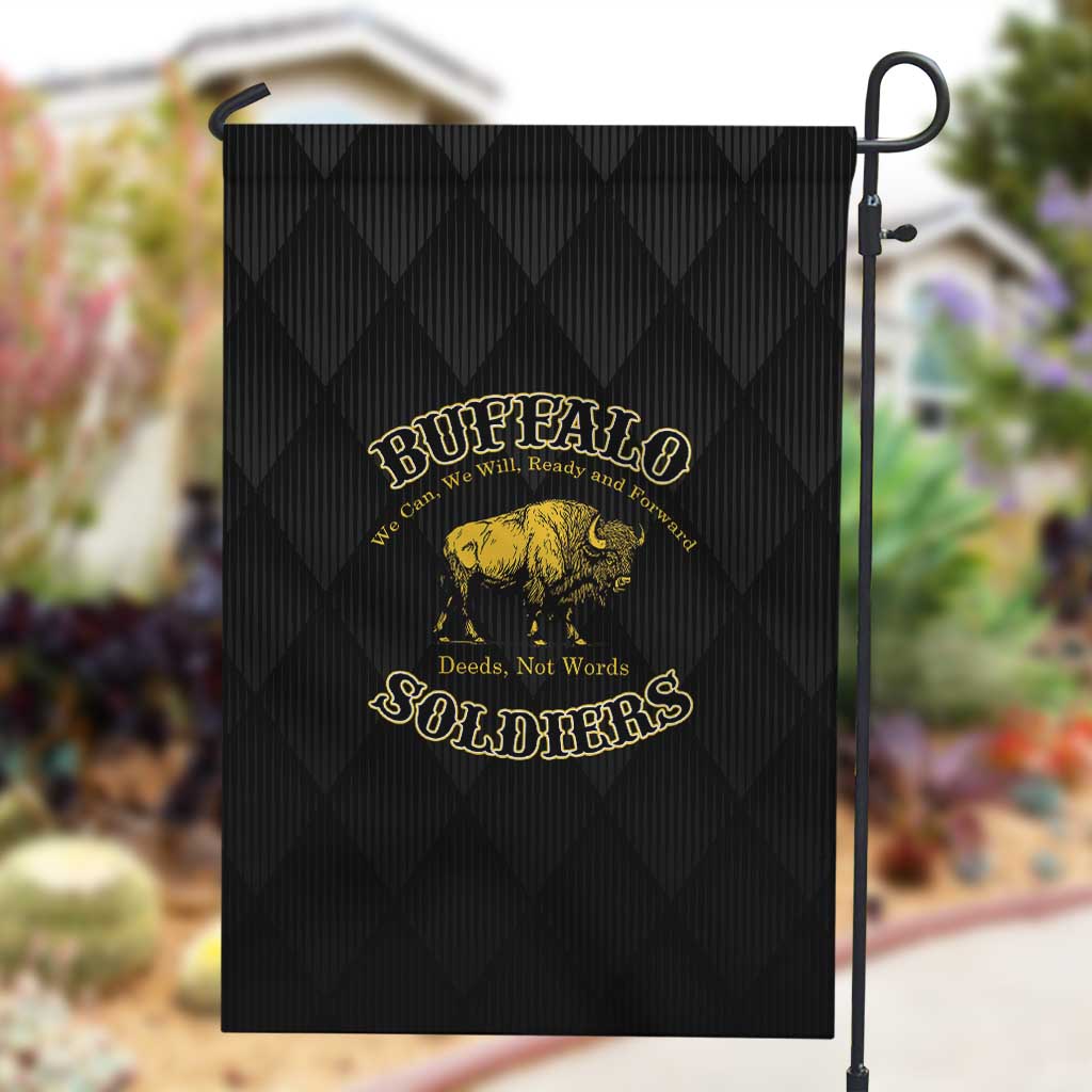 Buffalo Soldiers Garden Flag We Can We Will Ready and Forward