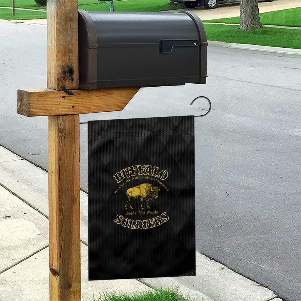 Buffalo Soldiers Garden Flag We Can We Will Ready and Forward