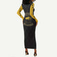 Personalized Buffalo Soldiers Long Sleeve Bodycon Dress We Can We Will Ready and Forward