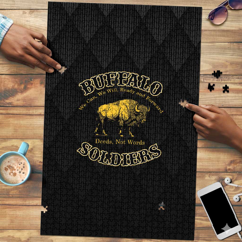 Buffalo Soldiers Puzzle We Can We Will Ready and Forward
