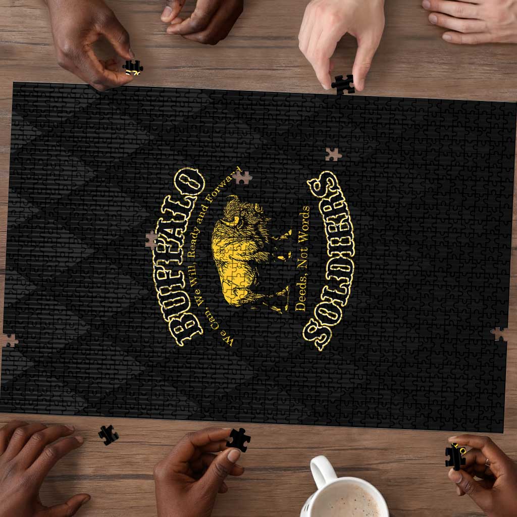 Buffalo Soldiers Puzzle We Can We Will Ready and Forward