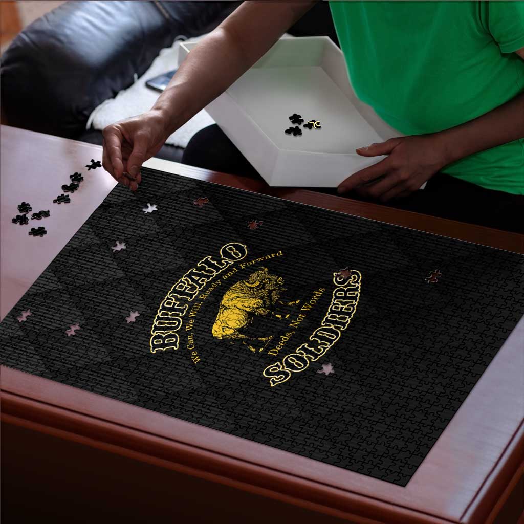 Buffalo Soldiers Puzzle We Can We Will Ready and Forward