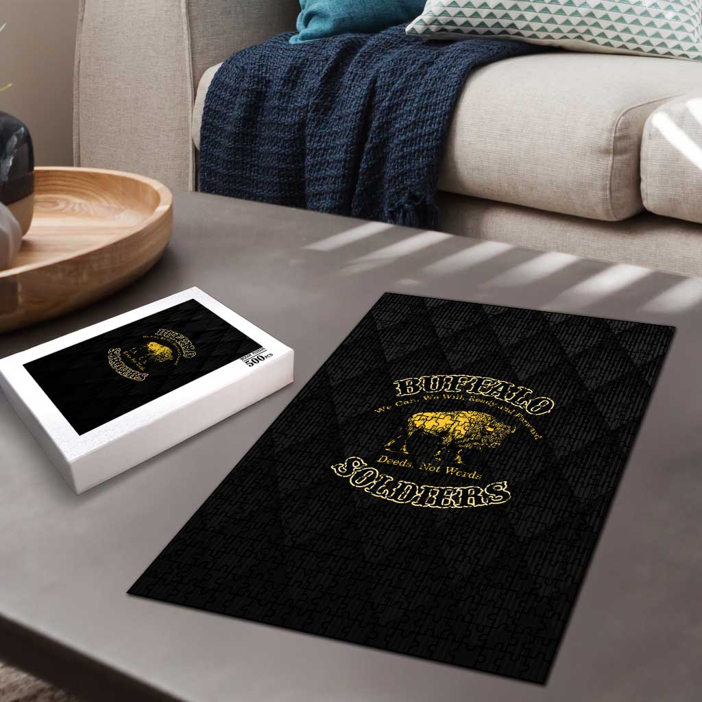 Buffalo Soldiers Puzzle We Can We Will Ready and Forward