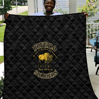 Buffalo Soldiers Quilt We Can We Will Ready and Forward