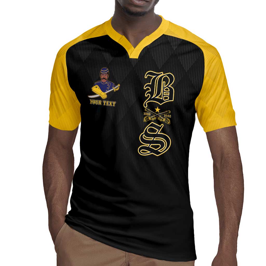 Personalized Buffalo Soldiers Rugby Jersey We Can We Will Ready and Forward