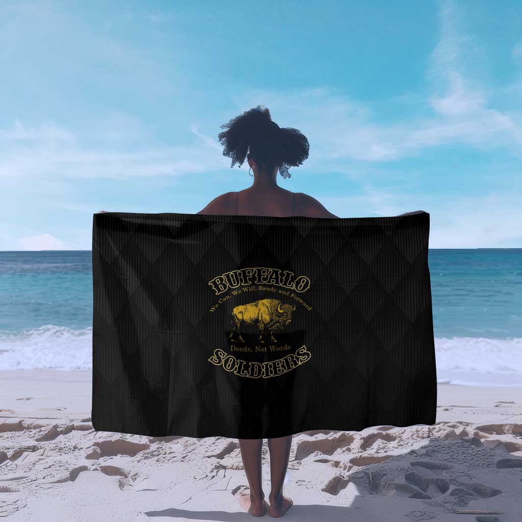 Buffalo Soldiers Sarong We Can We Will Ready and Forward