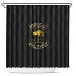 Buffalo Soldiers Shower Curtain We Can We Will Ready and Forward