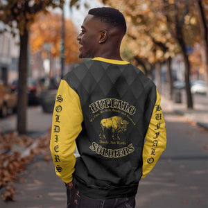 Personalized Buffalo Soldiers Sweatshirt We Can We Will Ready and Forward