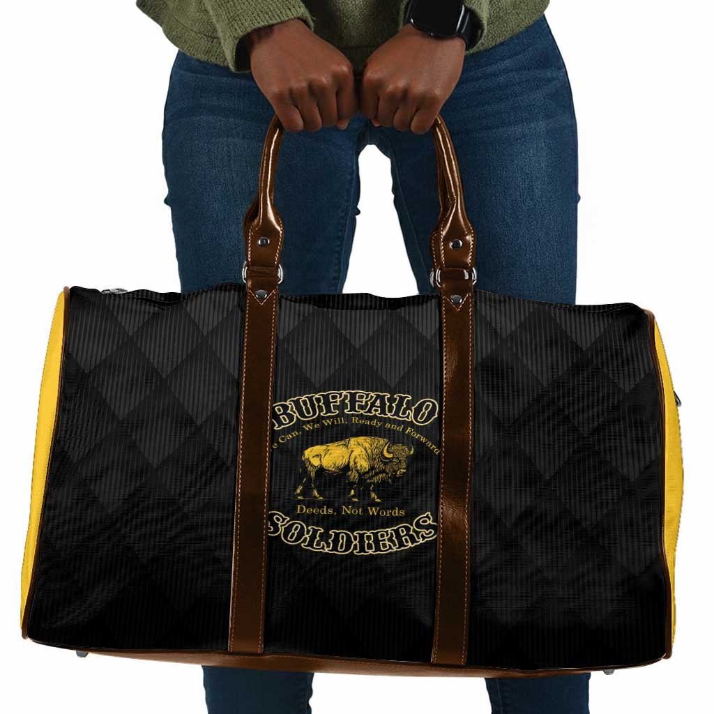 Buffalo Soldiers Travel Bag We Can We Will Ready and Forward