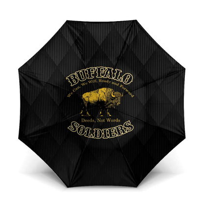 Buffalo Soldiers Umbrella We Can We Will Ready and Forward