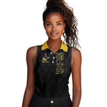 Personalized Buffalo Soldiers Women Sleeveless Polo Shirt We Can We Will Ready and Forward