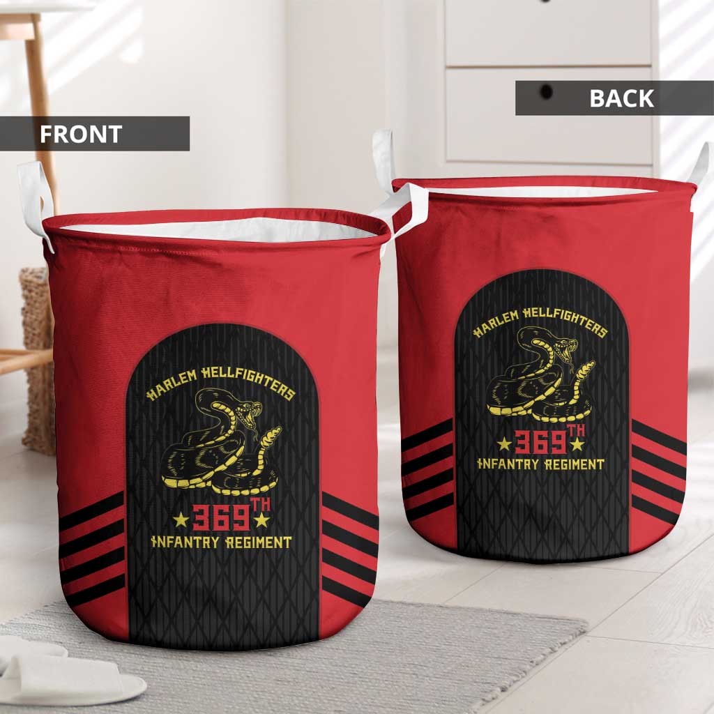 Harlem Hellfighters Laundry Basket 369th Infantry Regiment Legacy