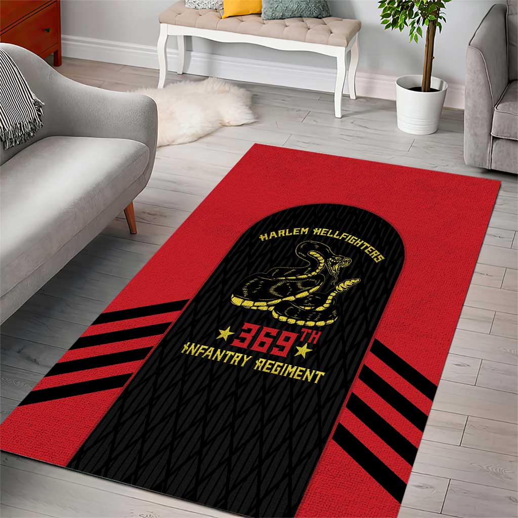 Harlem Hellfighters Area Rug 369th Infantry Regiment Legacy