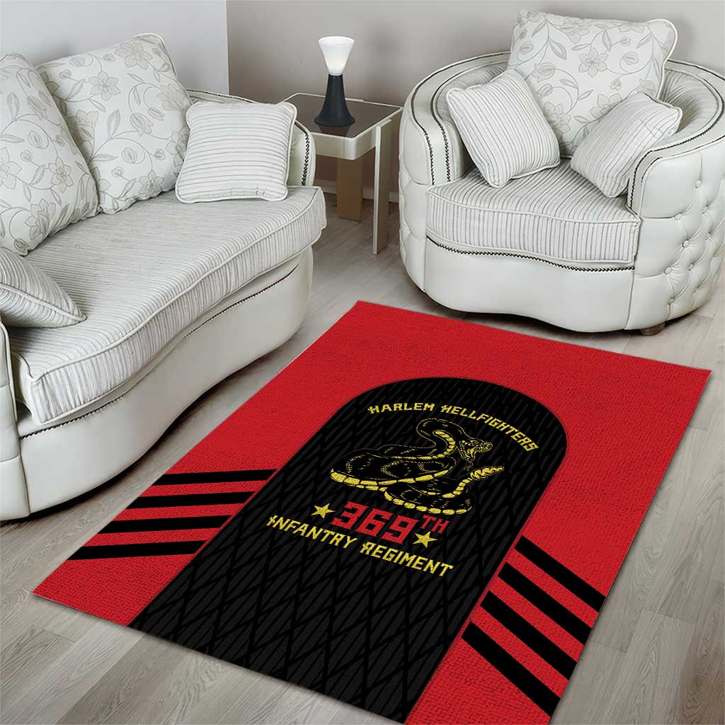 Harlem Hellfighters Area Rug 369th Infantry Regiment Legacy
