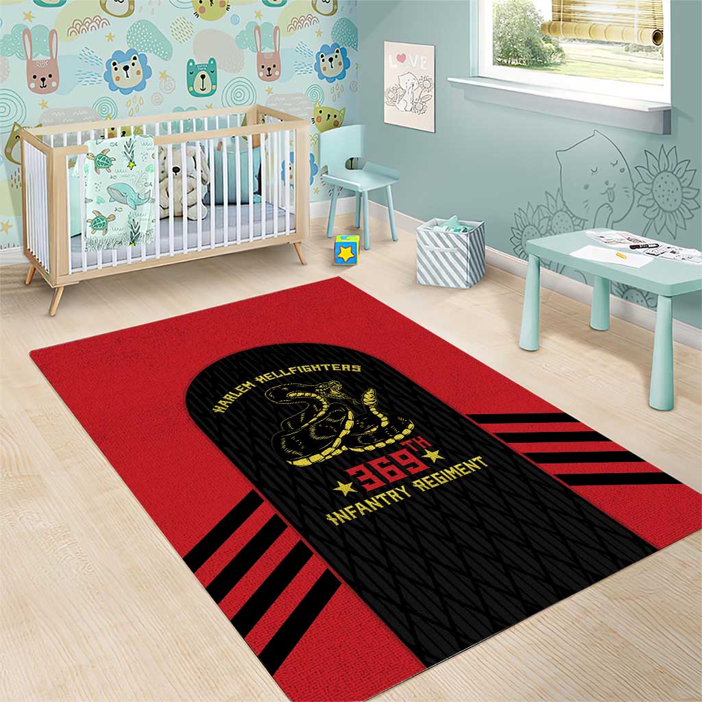 Harlem Hellfighters Area Rug 369th Infantry Regiment Legacy